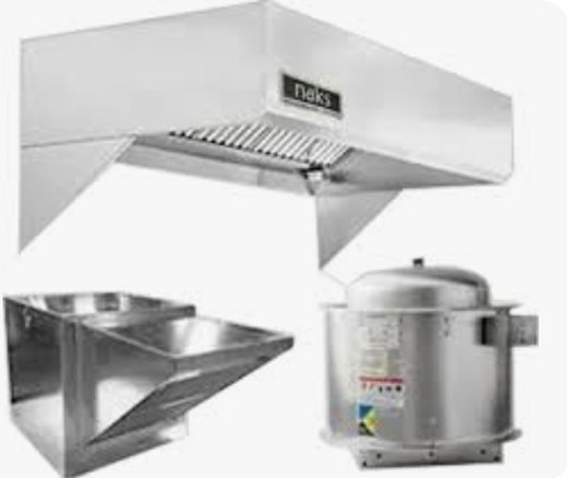 NAKS simple seasonal exhaust hood with roof exhaust fan