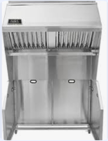 NAKS self-contained 4-foot fryer hood unit